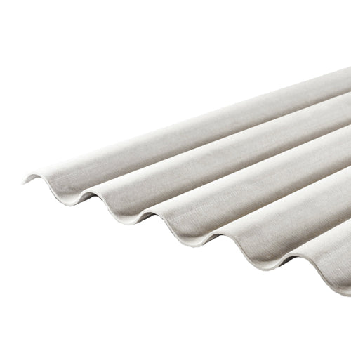 Corrugated  roof panel on a white background