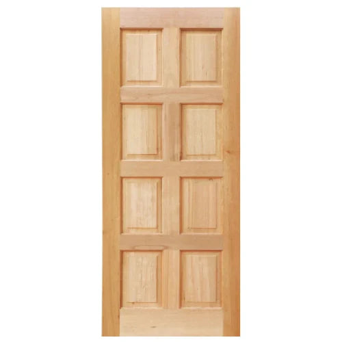 Meranti Solid 8 Panel Exterior Door